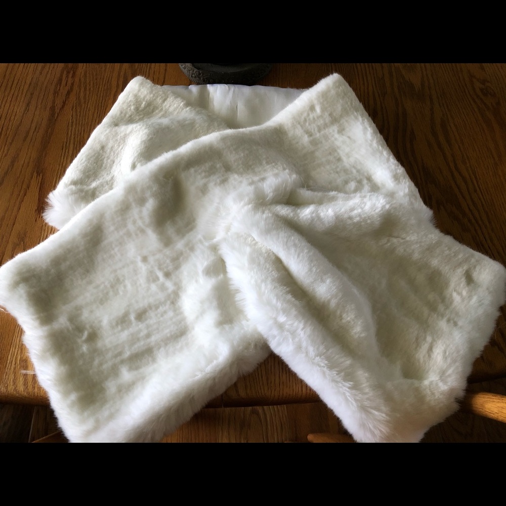 Faux fur wrap